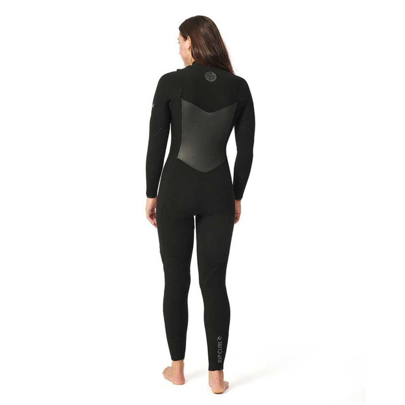 Rip Curl Women's FlashBomb 5/3GB Chest Zip in Black-1